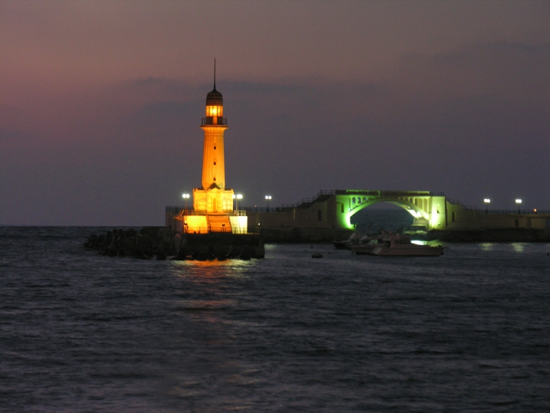 Pharos Lighthouse Of Alexandria Egypt